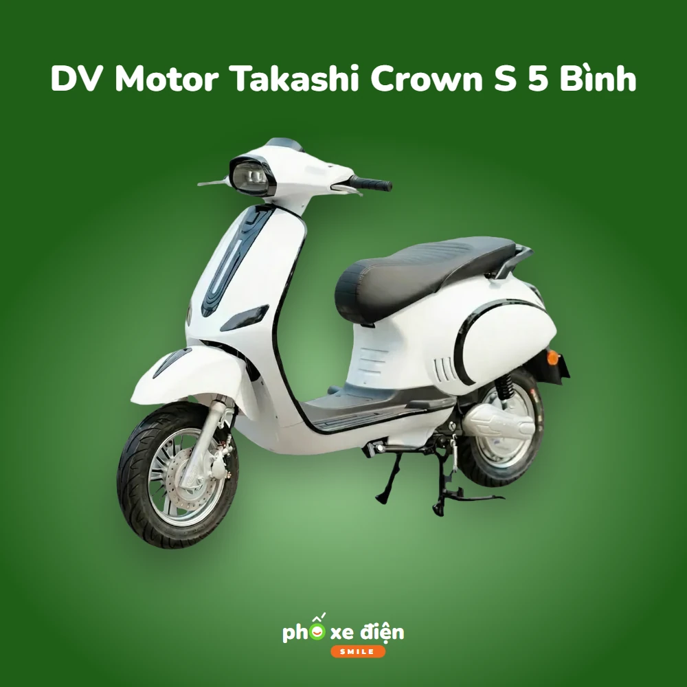 Xe Điện DV Motor Takashi Crown S 5 Bình