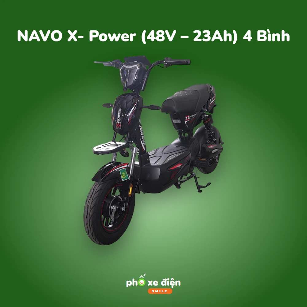 Xe Điện NAVO X- Power (48V – 23Ah) 4 Bình