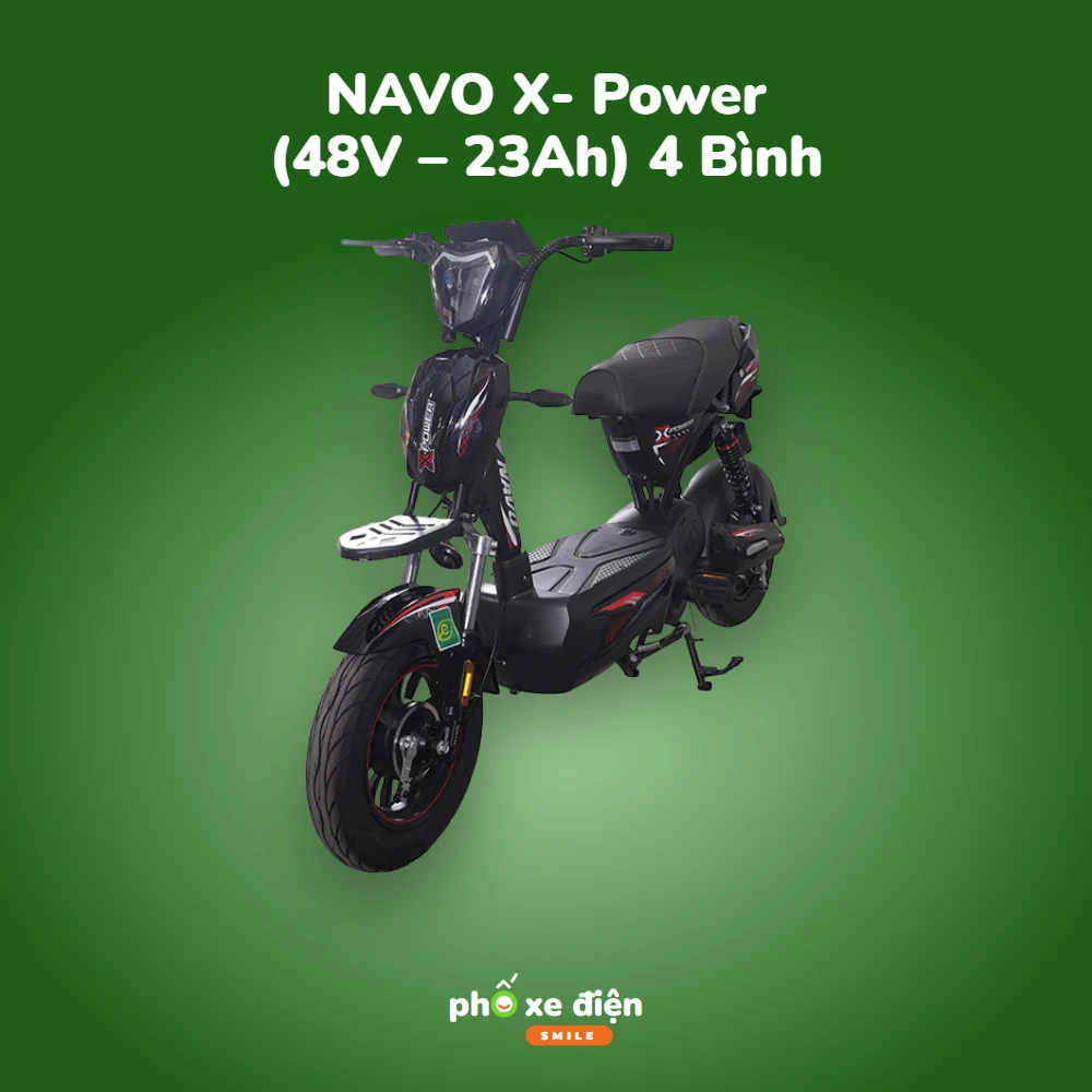 Xe Điện NAVO X- Power (48V – 23Ah) 4 Bình
