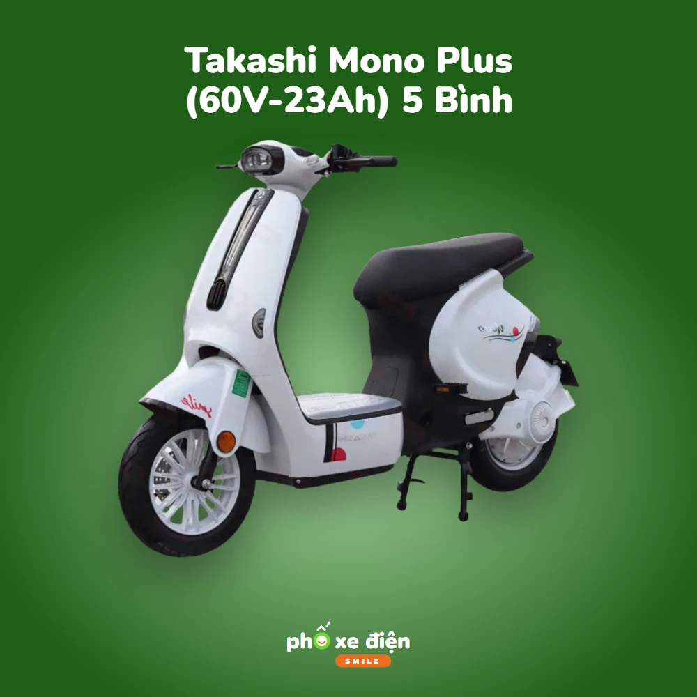 Xe Điện Takashi Mono Plus (60V-23Ah) 5 Bình