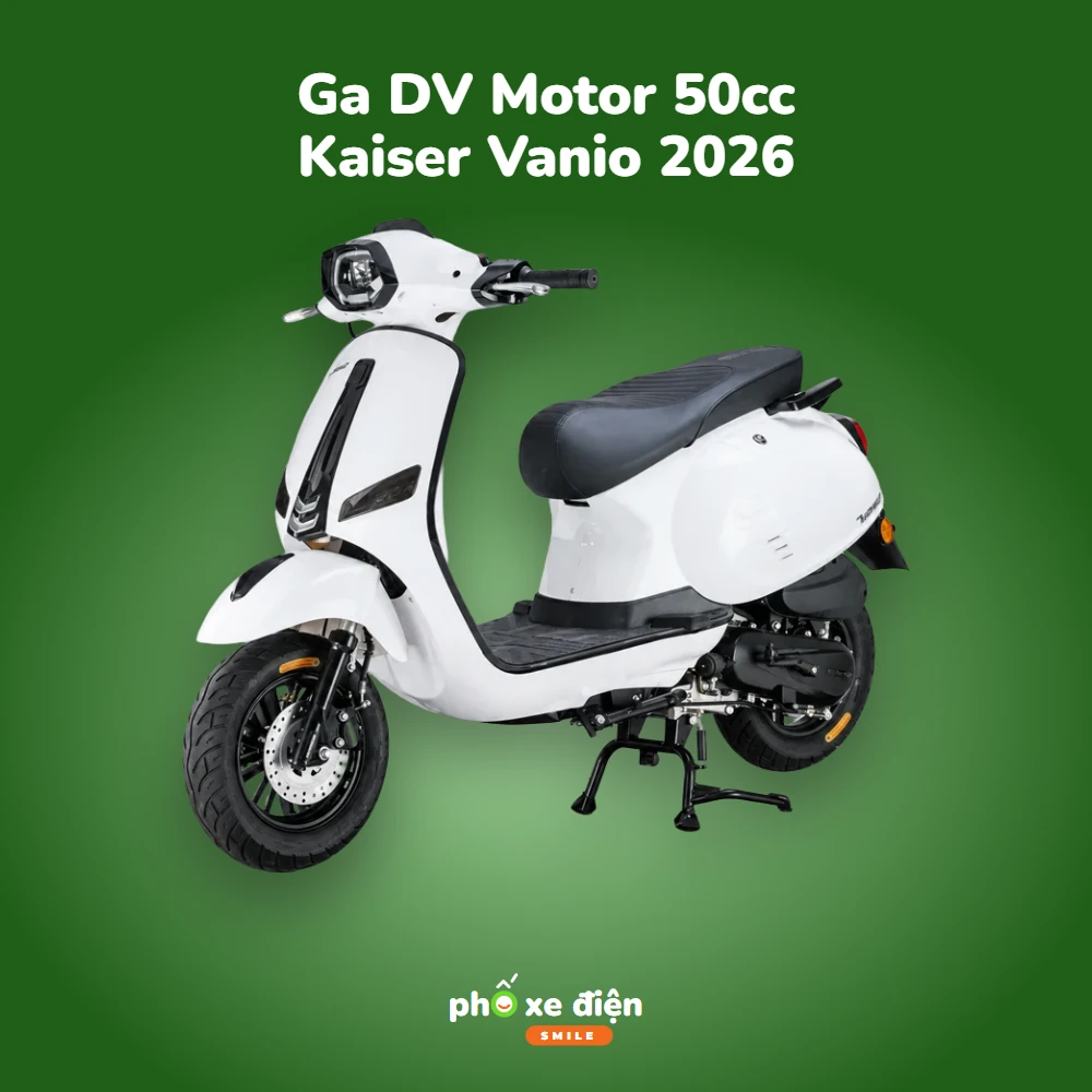 Xe Ga DV Motor 50cc Kaiser Vanio 2026
