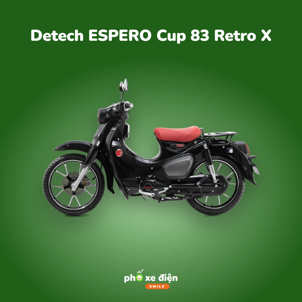 Xe Máy 50cc Detech ESPERO Cup 83 Retro X