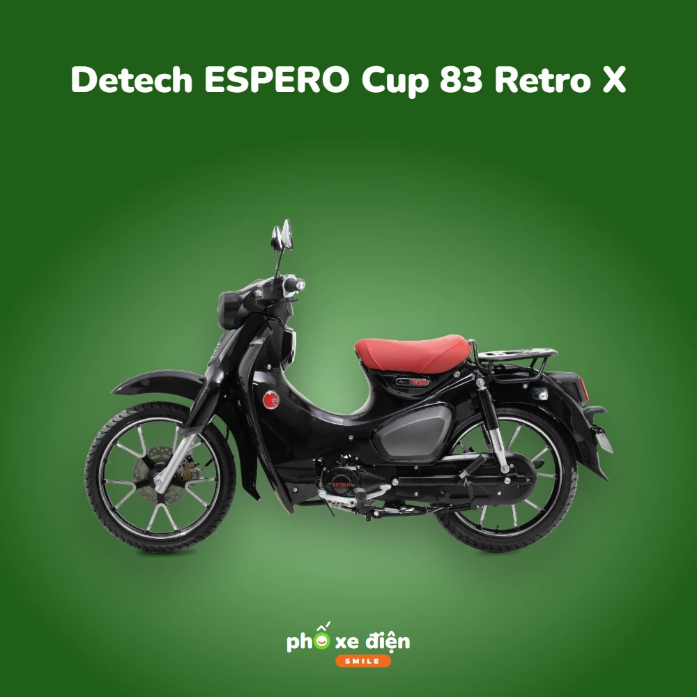 Xe Máy 50cc Detech ESPERO Cup 83 Retro X