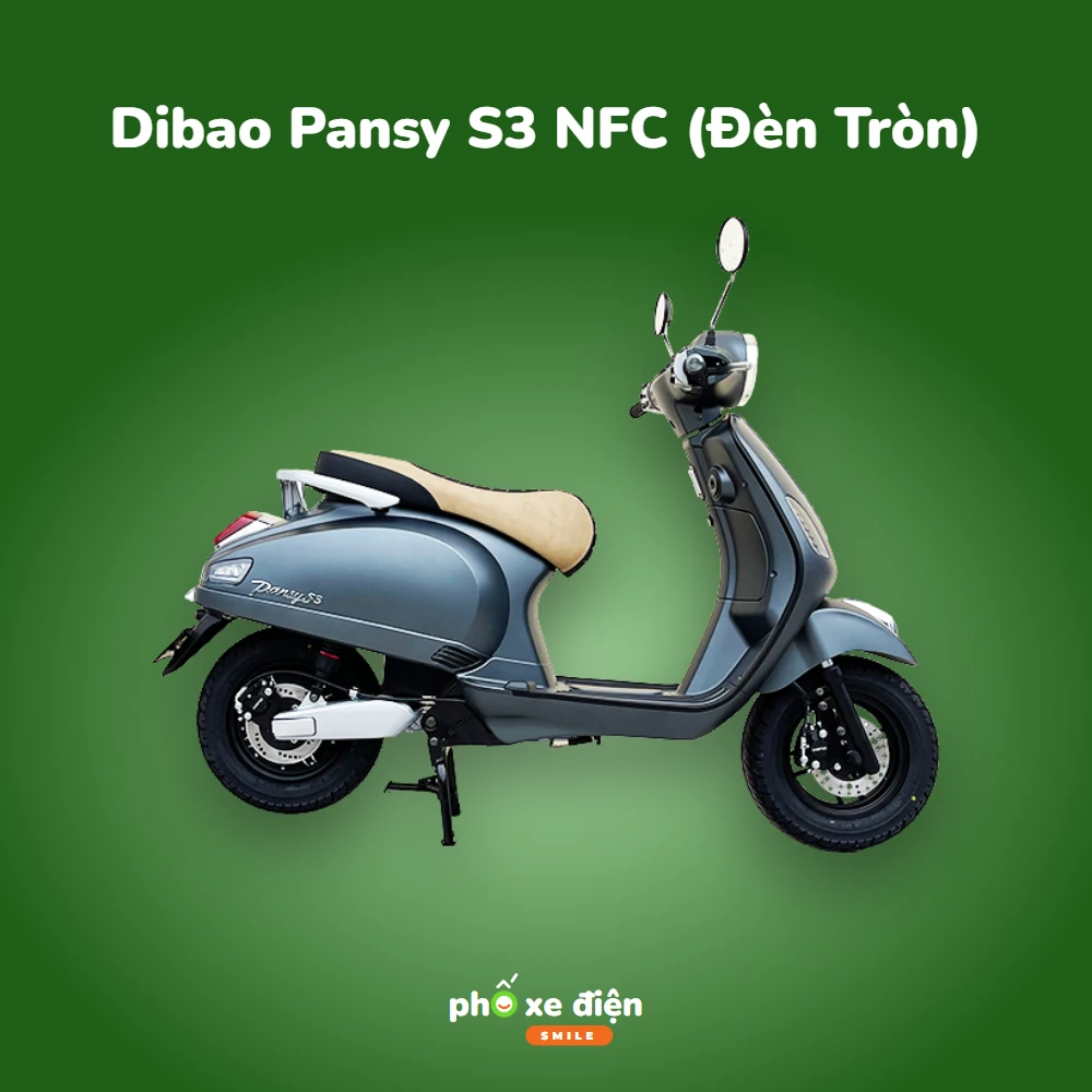 Xe Máy Điện Dibao Pansy S3 NFC (Đèn Tròn)