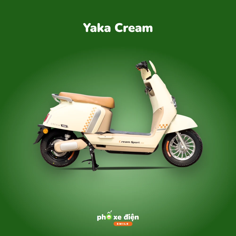 Xe Máy Điện Yaka Cream