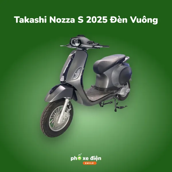Xe Điện Takashi Nozza S 2025 Đèn Vuông