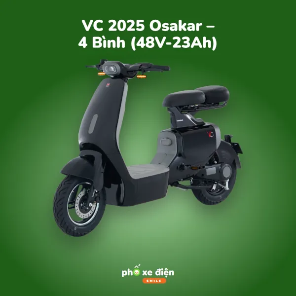 Xe Điện VC 2025 Osakar – 4 Bình (48V-23Ah)