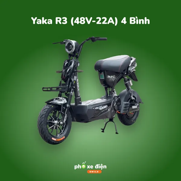Xe Điện Yaka R3 (48V-22A) 4 Bình