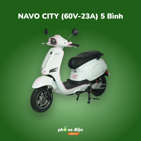 Xe Máy Điện NAVO CITY (60V-23A) 5 Bình