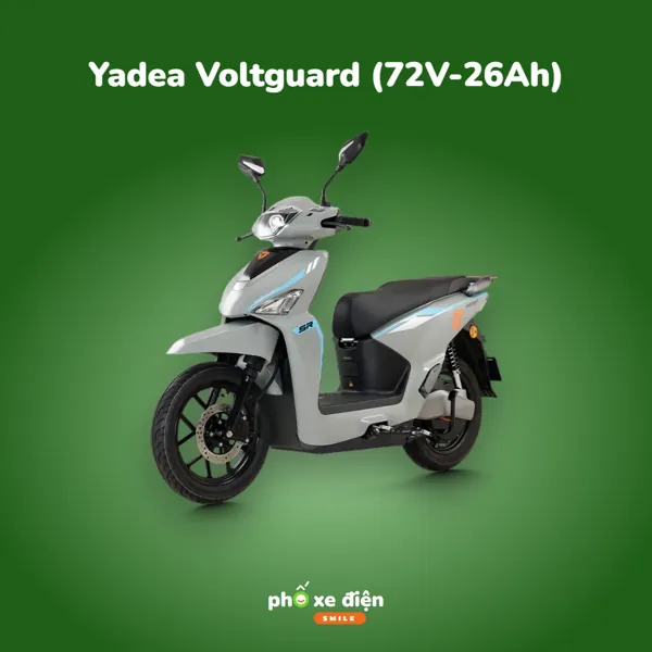 Xe Máy Điện Yadea Voltguard (72V-26Ah)