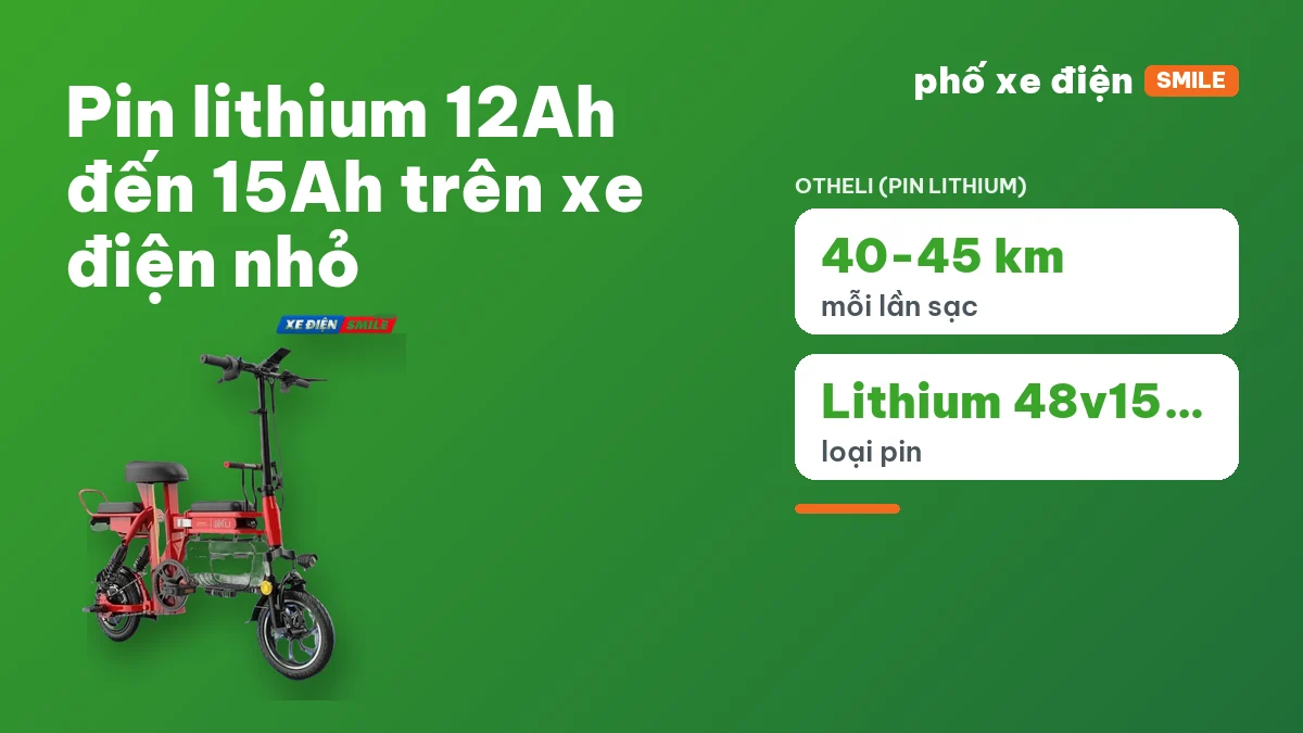 Xe điện nhỏ dùng pin lithium xếp cạnh nhau để so sánh quãng đường
