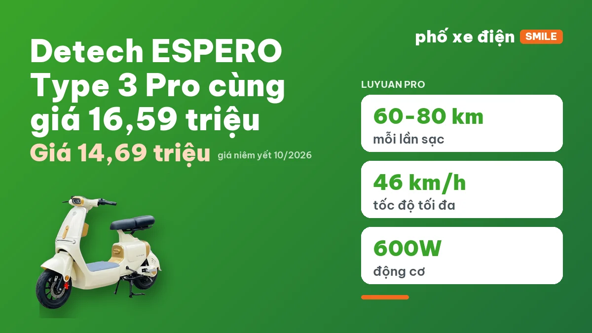 Hai bản Detech ESPERO Type 3 Pro 1600W và 240W tại cửa hàng