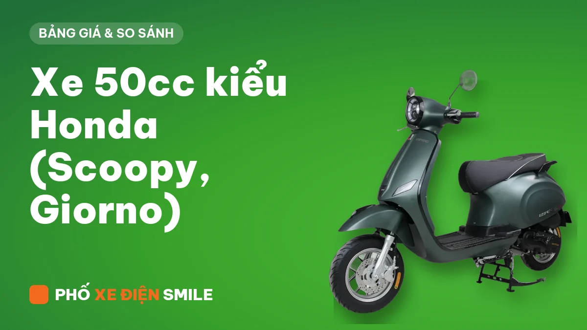 Xe ga 50cc dáng gọn Daelim Kosmo và Kaiser Gova