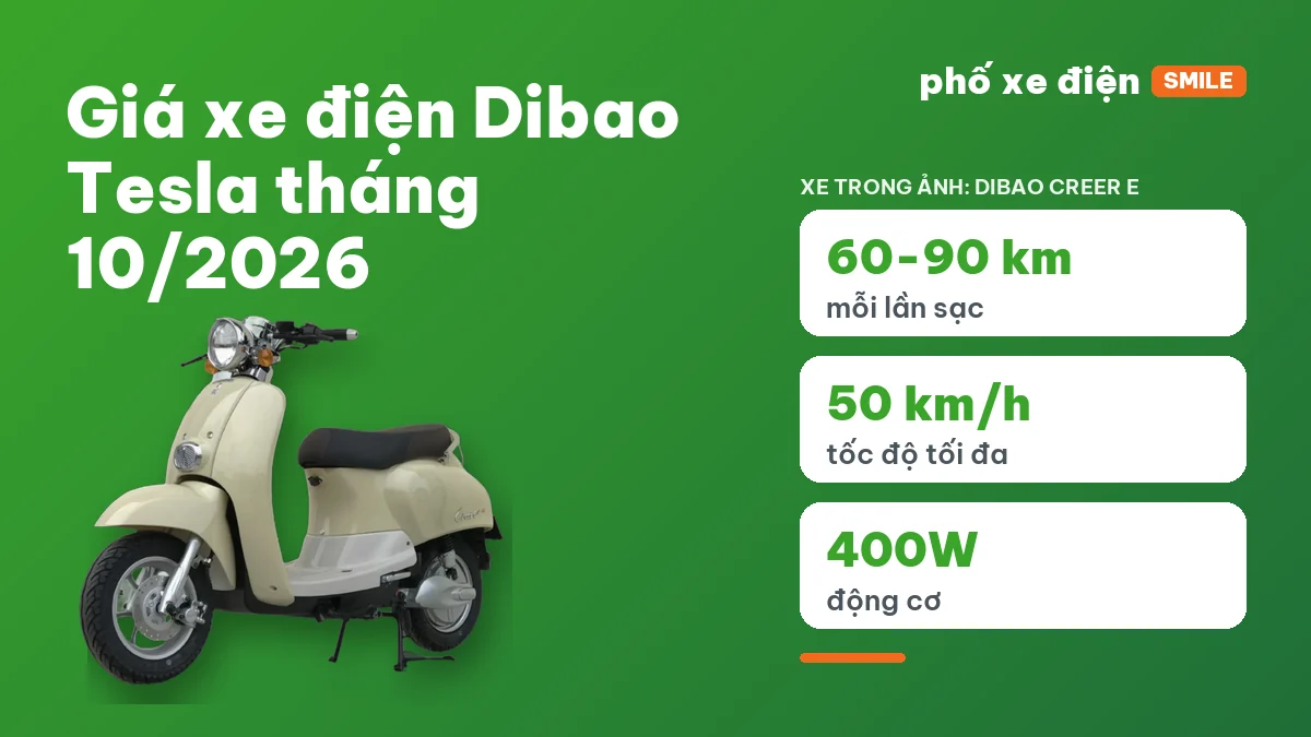 Sáu mẫu Dibao Tesla Chic, Chic Q, Dio, Dio E, E và SD