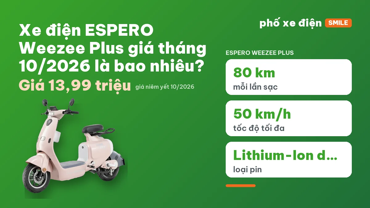 Xe điện ESPERO Weezee Plus