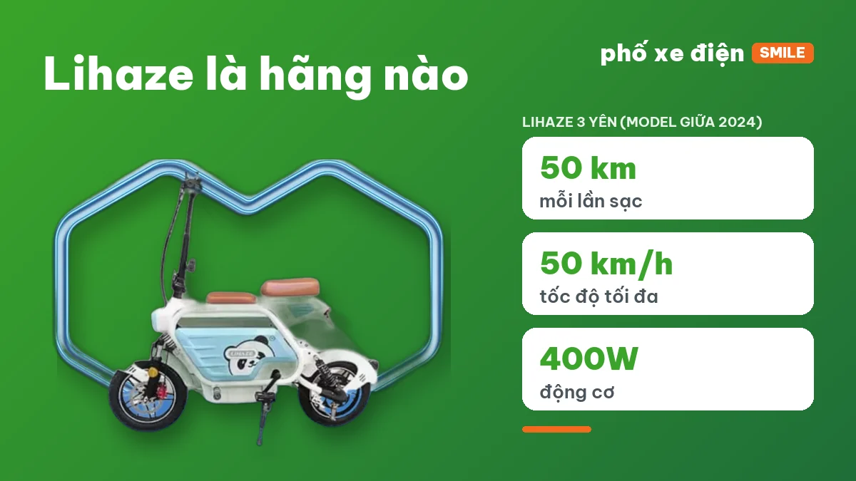 Xe điện Lihaze nhỏ gọn, Lihaze 3 Yên và Hottrend J1