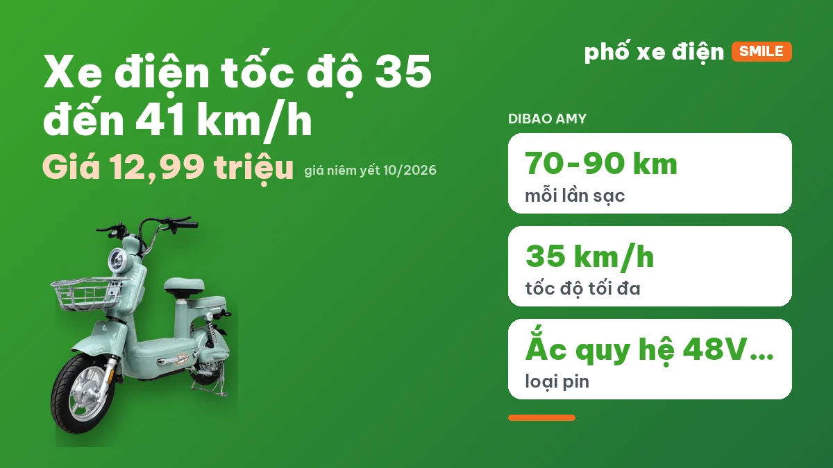 Tám mẫu xe điện tốc độ thấp đỗ trước cửa hàng xe điện
