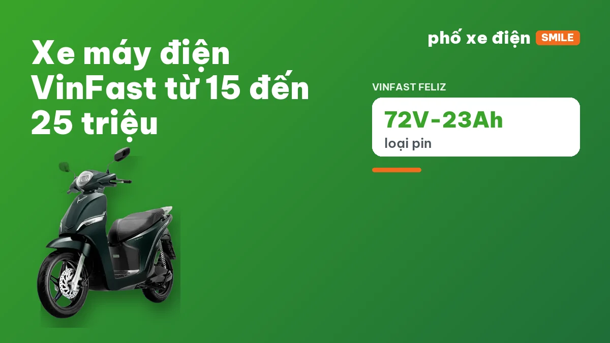 Ba mẫu xe máy điện VinFast trong cửa hàng