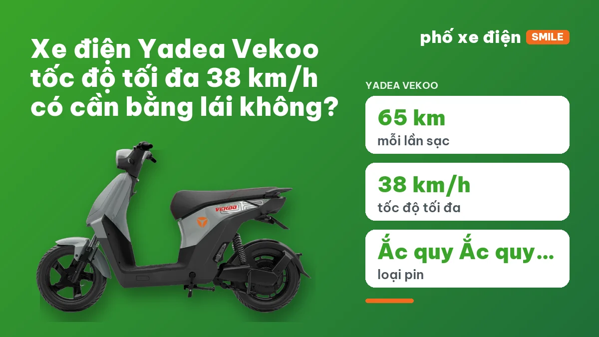 Xe điện Yadea Vekoo dựng trước cổng nhà buổi sáng